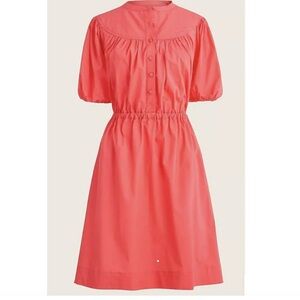 EUC, puffed sleeve cotton poplin dress